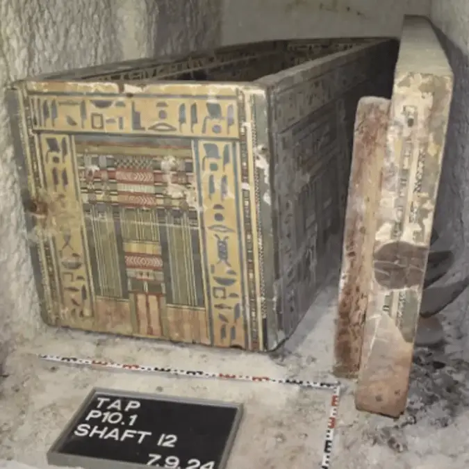 Remarkable discovery uncovers 4,000 year old Egyptian burial chamber that's remained untouched