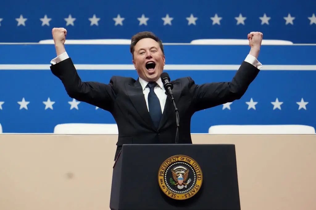 Elon Musk is now the head of the Department of Government Efficiency (Christopher Furlong/Getty Images)