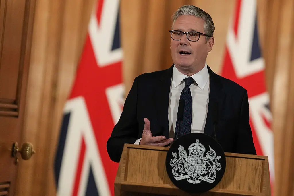 Sir Kier Starmer introduced the new social media regulations on Monday (WPA Pool/Pool/Getty)