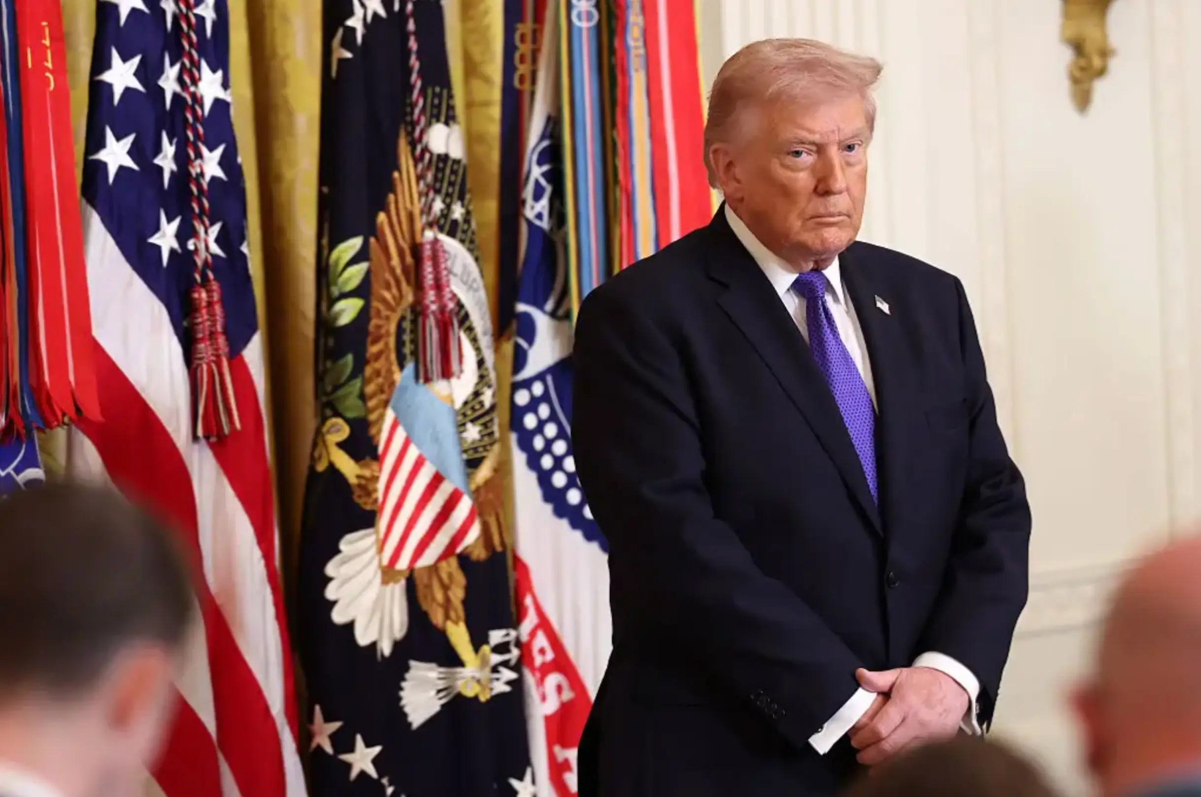 Trump announced that he plans to destroy Iran’s nuclear programme along with its missile capabilities and navy (Win McNamee/Getty Images)