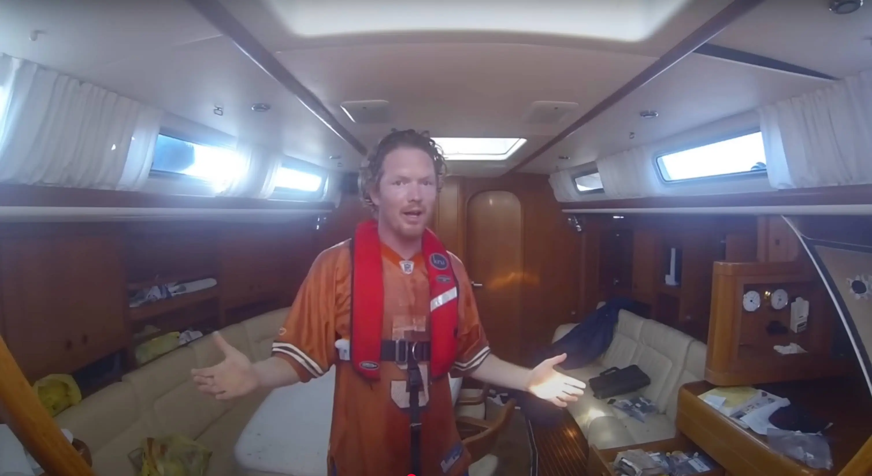 Rutherford found 'Wolfhound' floating in 2013 (YouTube / Ocean Research Project)