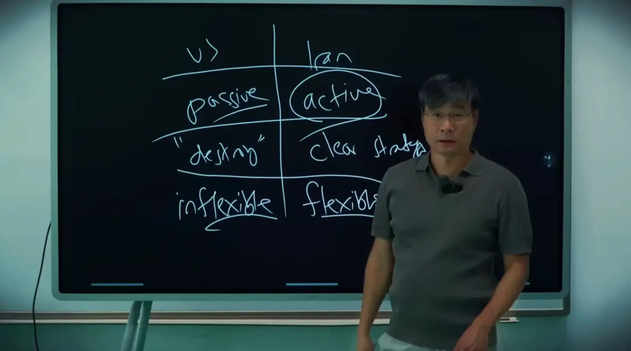 He claimed that any US attack on Iran would be a disaster (YouTube/Predictive History)