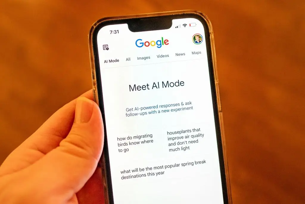 Google is going all-in on AI Mode, seeing it as the replacement for Search and cutting out the middle man (Smith Collection/Gado/Getty Images)