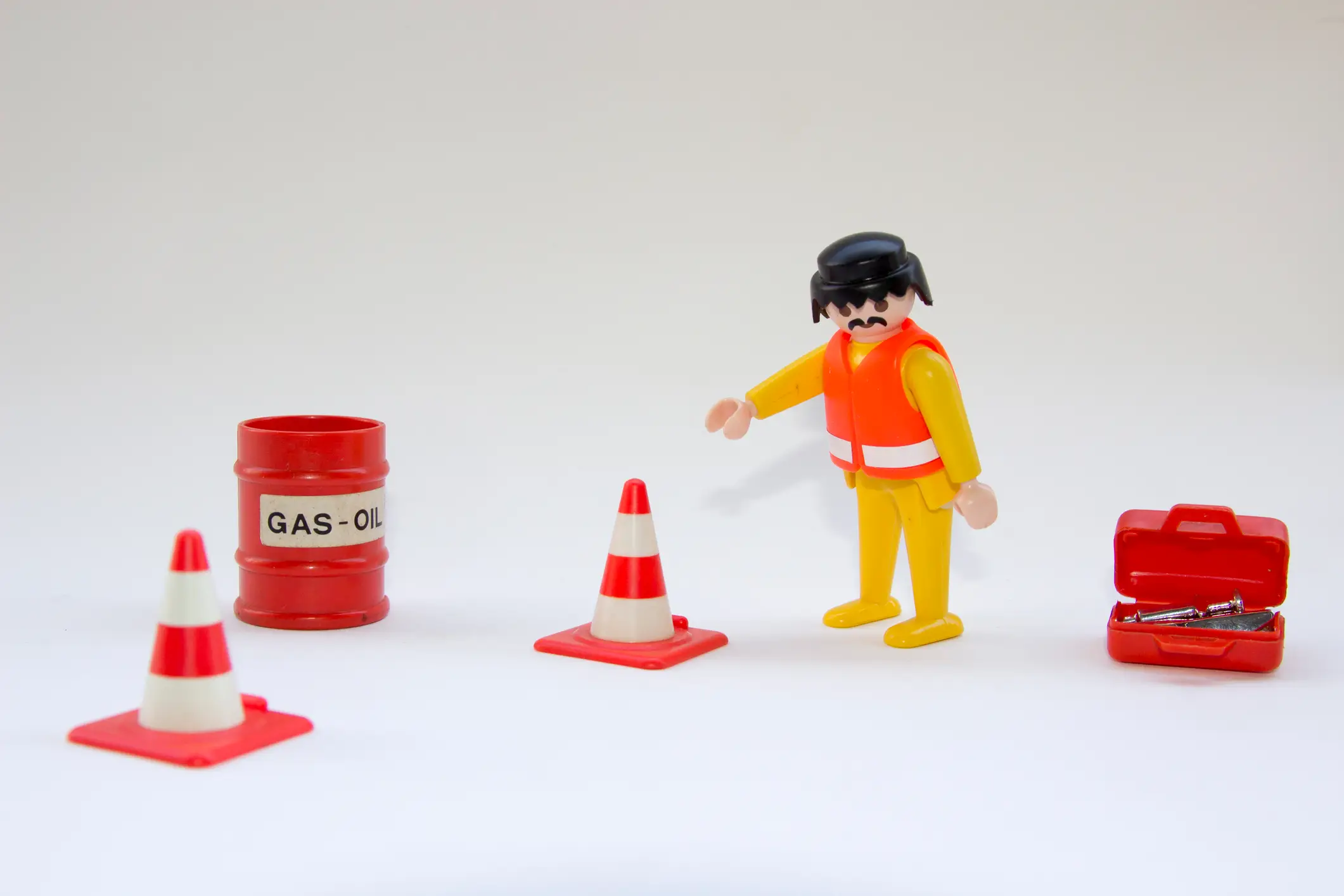 The mass turned out to be a Playmobil traffic cone (portostock/Getty Images)