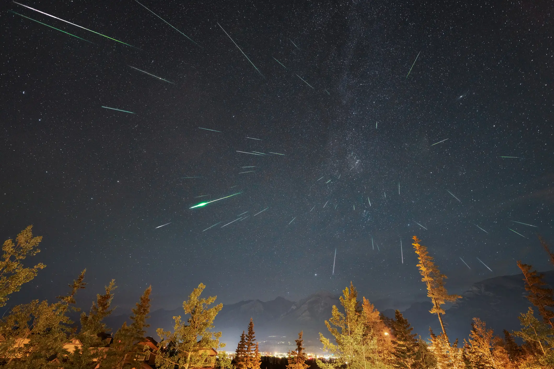 The annual Perseids meteor shower takes place every August (Nick Fitzhardinge/Getty Images)
