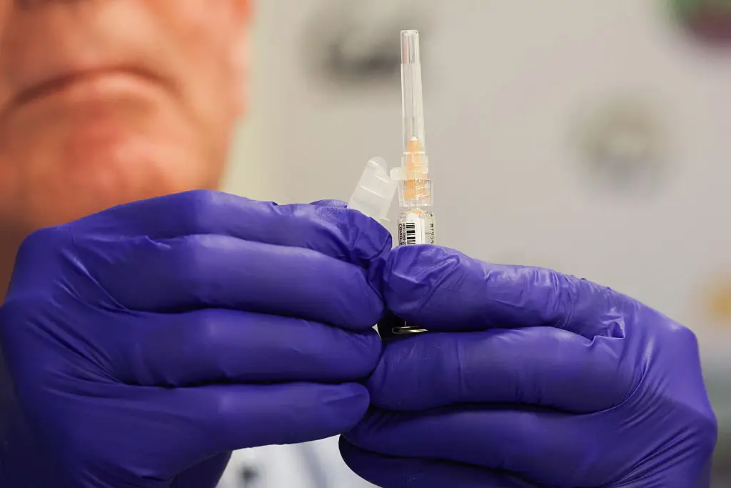 Rogan has been at the center of a vaccine controversy (PATRICK T. FALLON / Contributor / Getty)