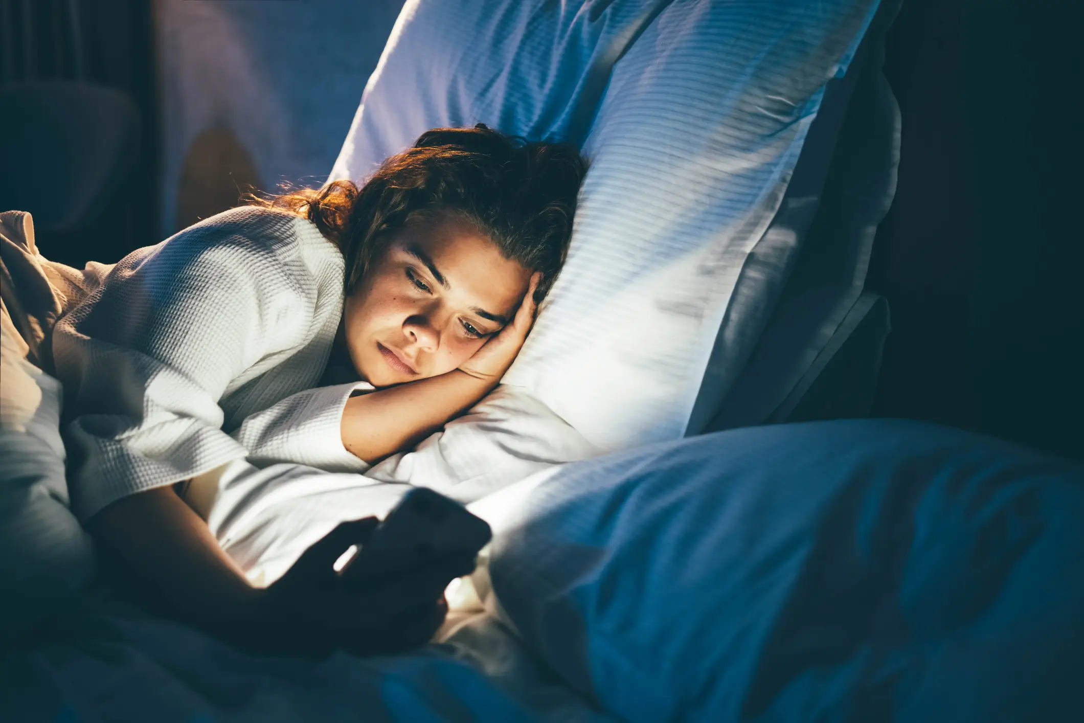 Your iPhone can be a major sleep disrupter, until now (Maria Korneeva via Getty images.)