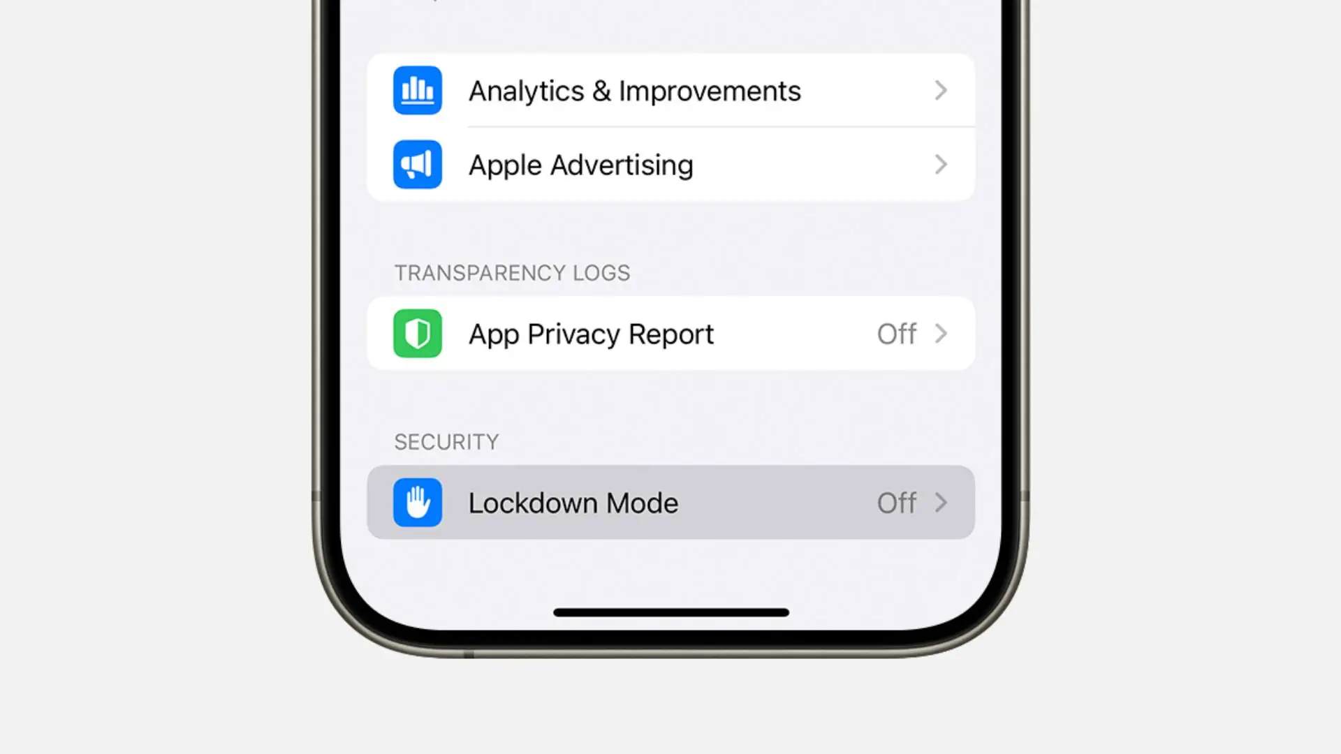 Lockdown Mode is only to be used in extreme circumstances (Apple)