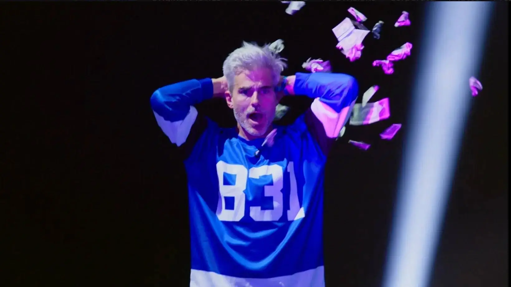 Allen is spending his prize money on his son (Amazon MGM Studios)