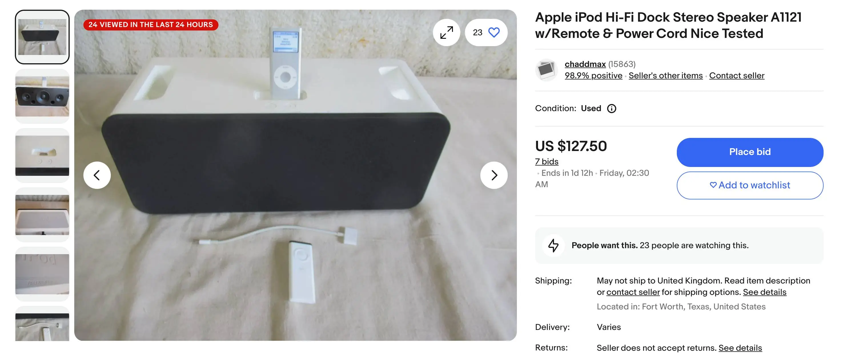 Grab the iPod Hi-Fi while you still can (eBay)