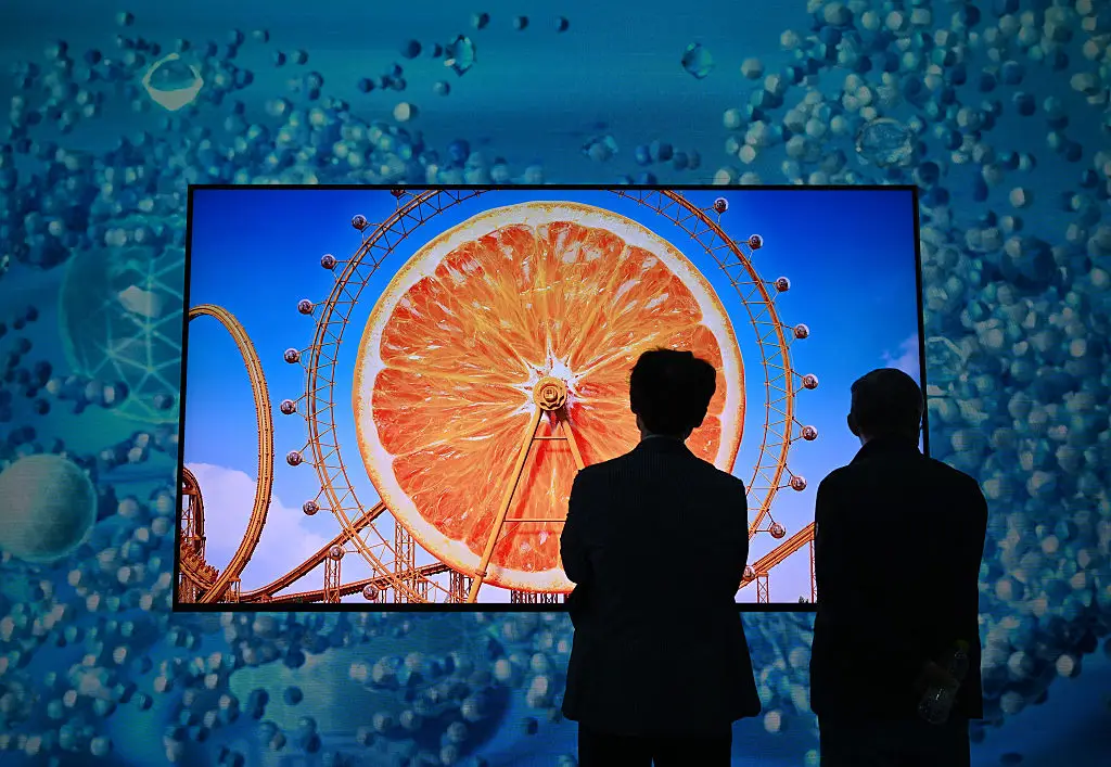 HDR10+ Advanced content promises to be brighter, offer more contrast, have more accurate colors, and dynamically adjust motion smoothing (Jung Yeon-Je/AFP via Getty Images)