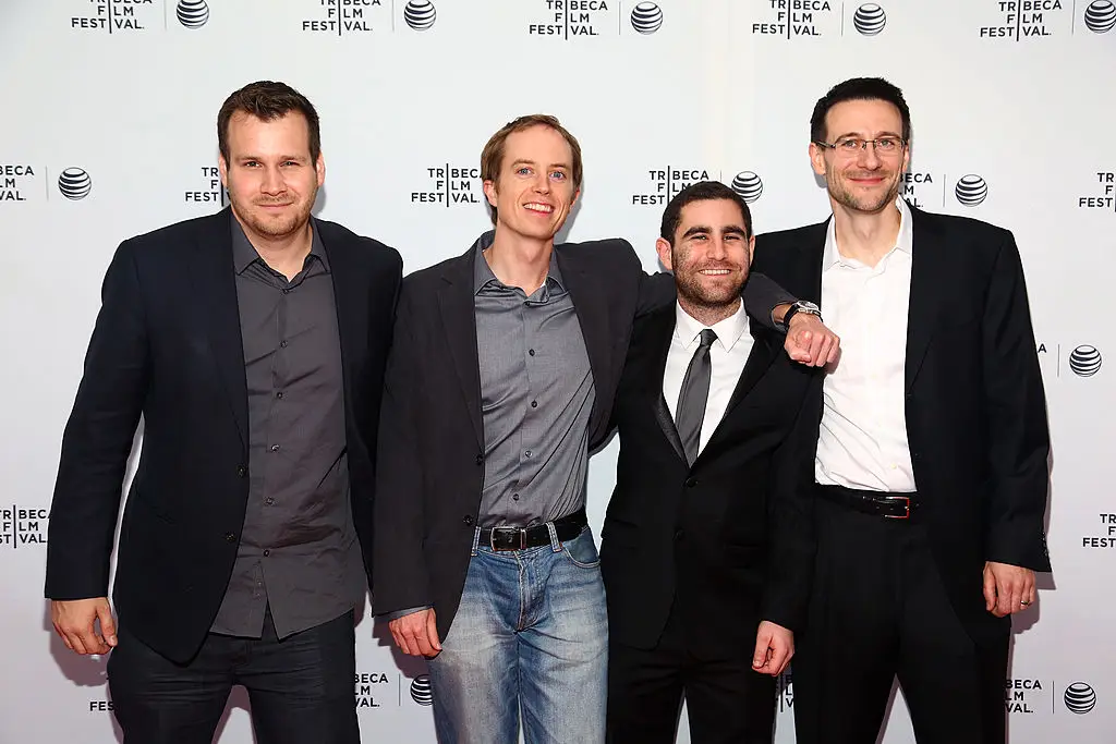 Jered Kenna (left) was one of Bitcoin's earliest millionaires, profiting significantly from early adoption of the cryptocurrency (Astrid Stawiarz/Getty Images for the 2014 Tribeca Film Festival)