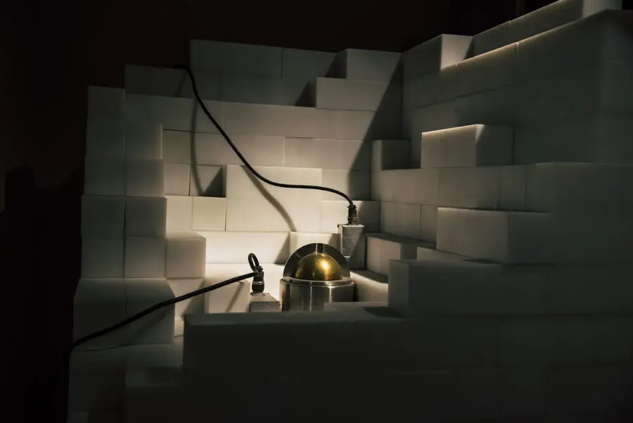 Slotin's accident involved the critical assembly, exposing himself to deadly levels of nuclear radiation (National Museum of Nuclear Science & History)