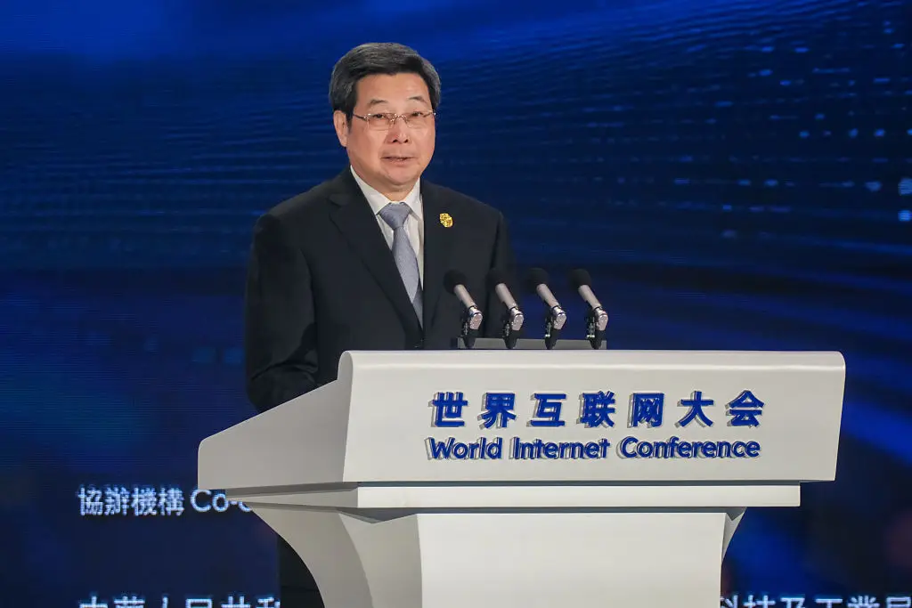 The CAC has introduced laws that require creators to prove their expertise, label AI content, and provide their sources (Chen Yongnuo/China News Service/VCG via Getty Images)