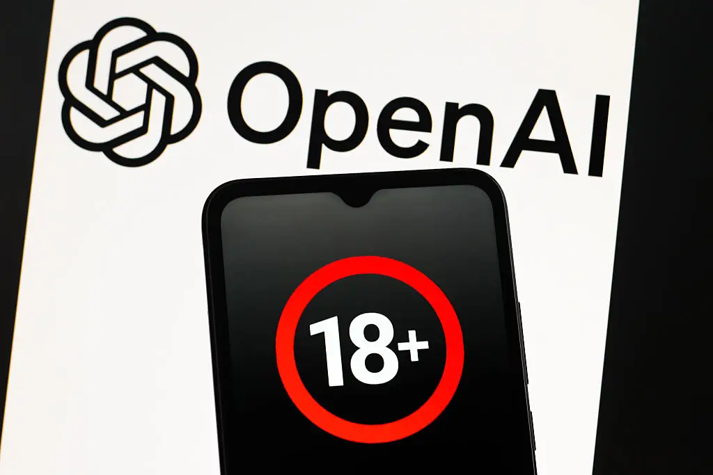 ChatGPT will introduce an 'erotica' update (Thomas Fuller/SOPA Images/LightRocket via Getty Images)