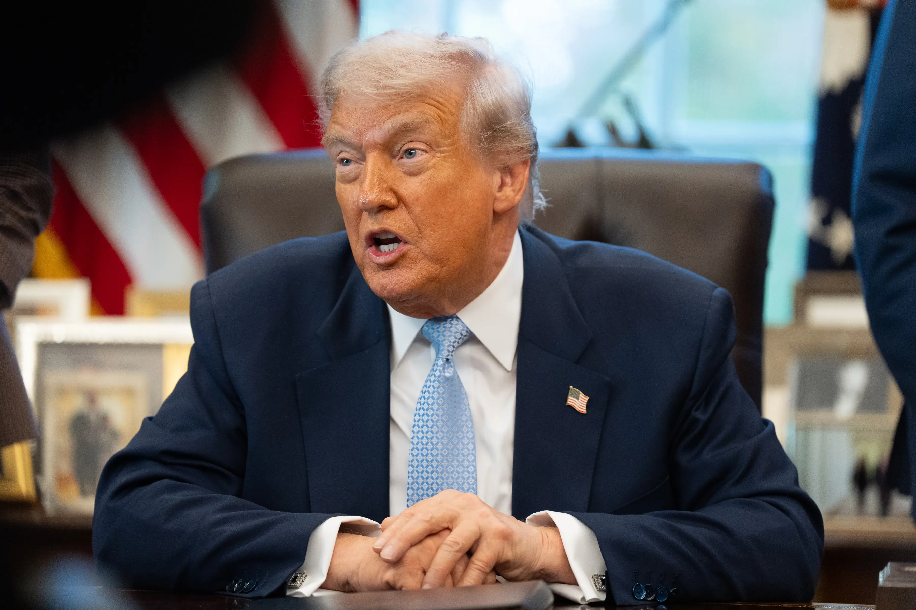 Trump was previously against releasing the Epstein files (Sarah L. Voisin/The Washington Post via Getty Images)