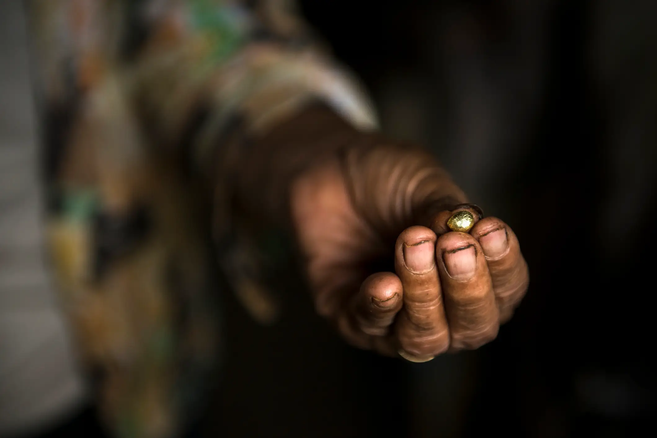 Processed gold in its final form after mining (Getty Images)