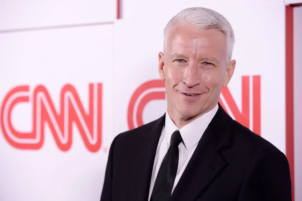 Anderson Cooper could barely hold in his laugher when discussing the T1 Phone in a segment this week (Michael Kovac/WireImage)