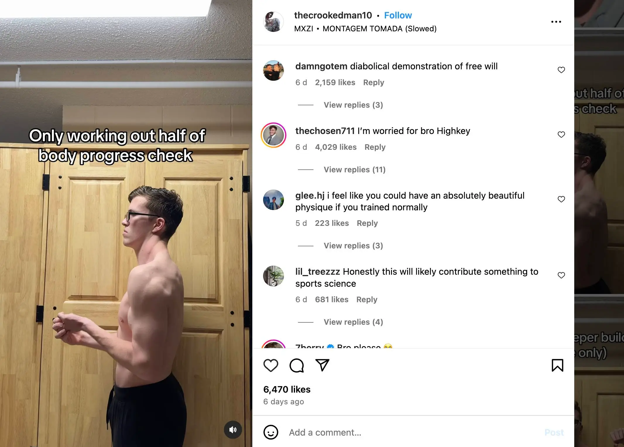 He's amassed nearly 50,000 followers (Instagram / thecrookedman10