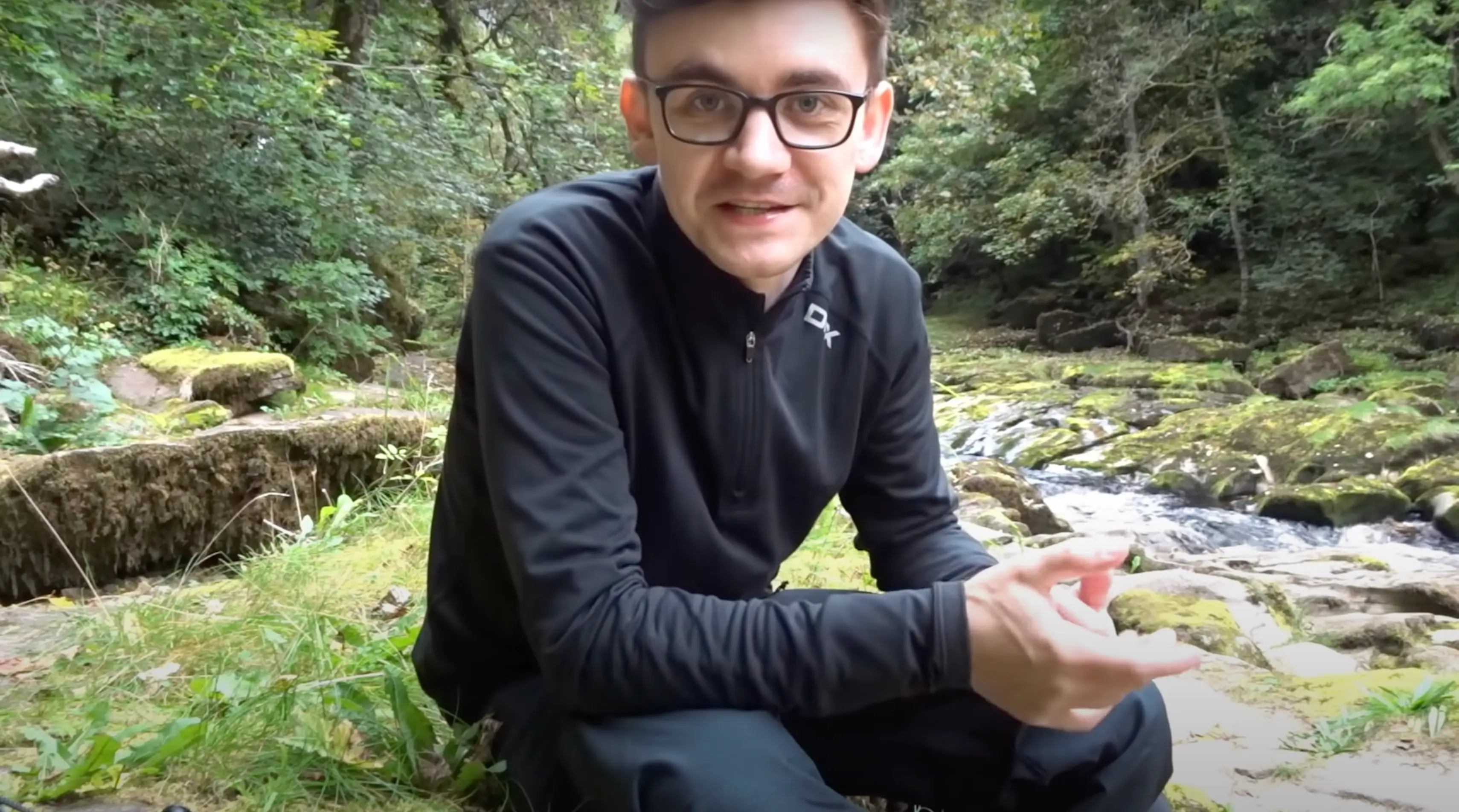 Jack Harding decided to find out what was underneath the Strid (YouTube/@jackasnacks)