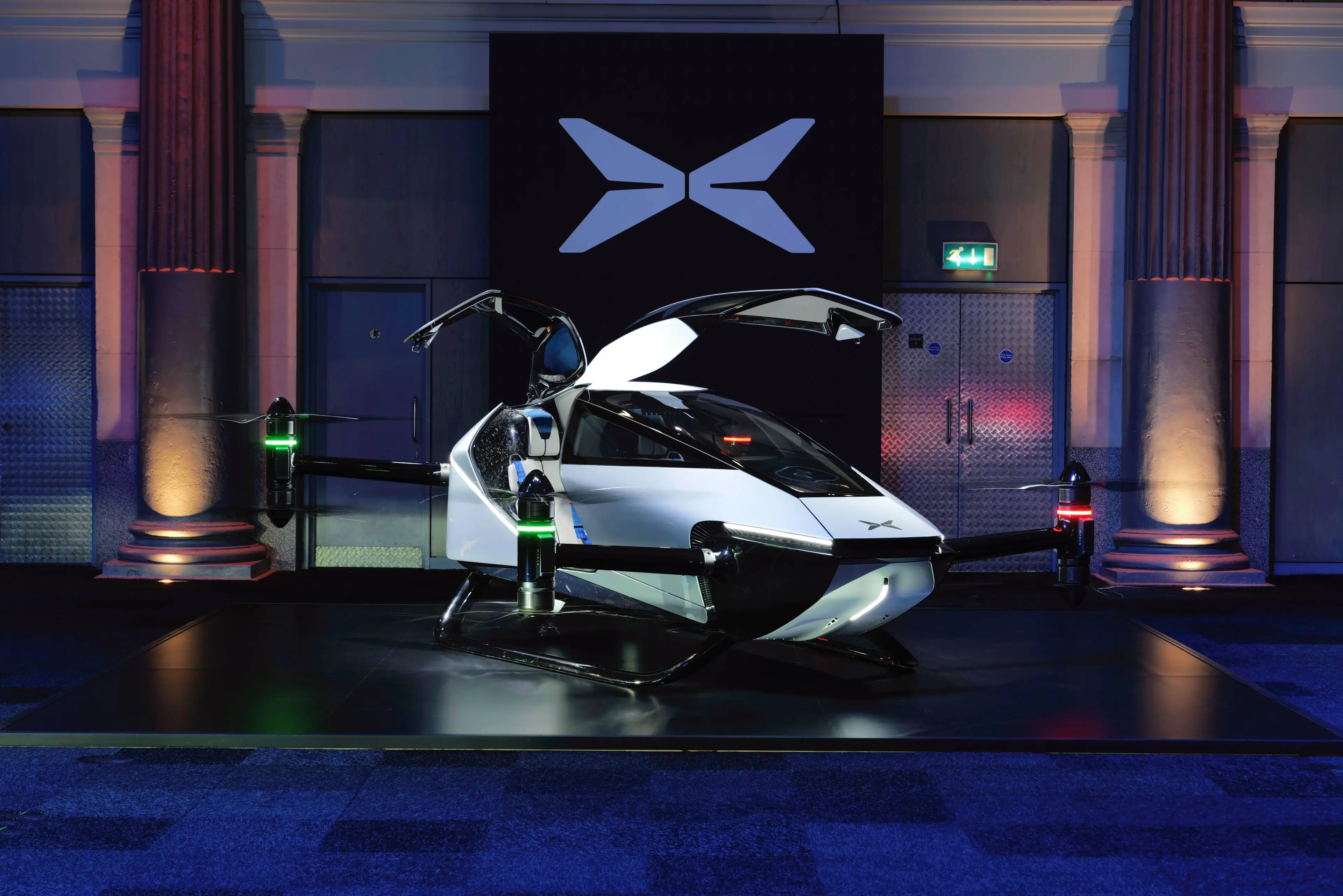 The 'flying car' X2 was the talk of XPeng's UK launch (XPeng)
