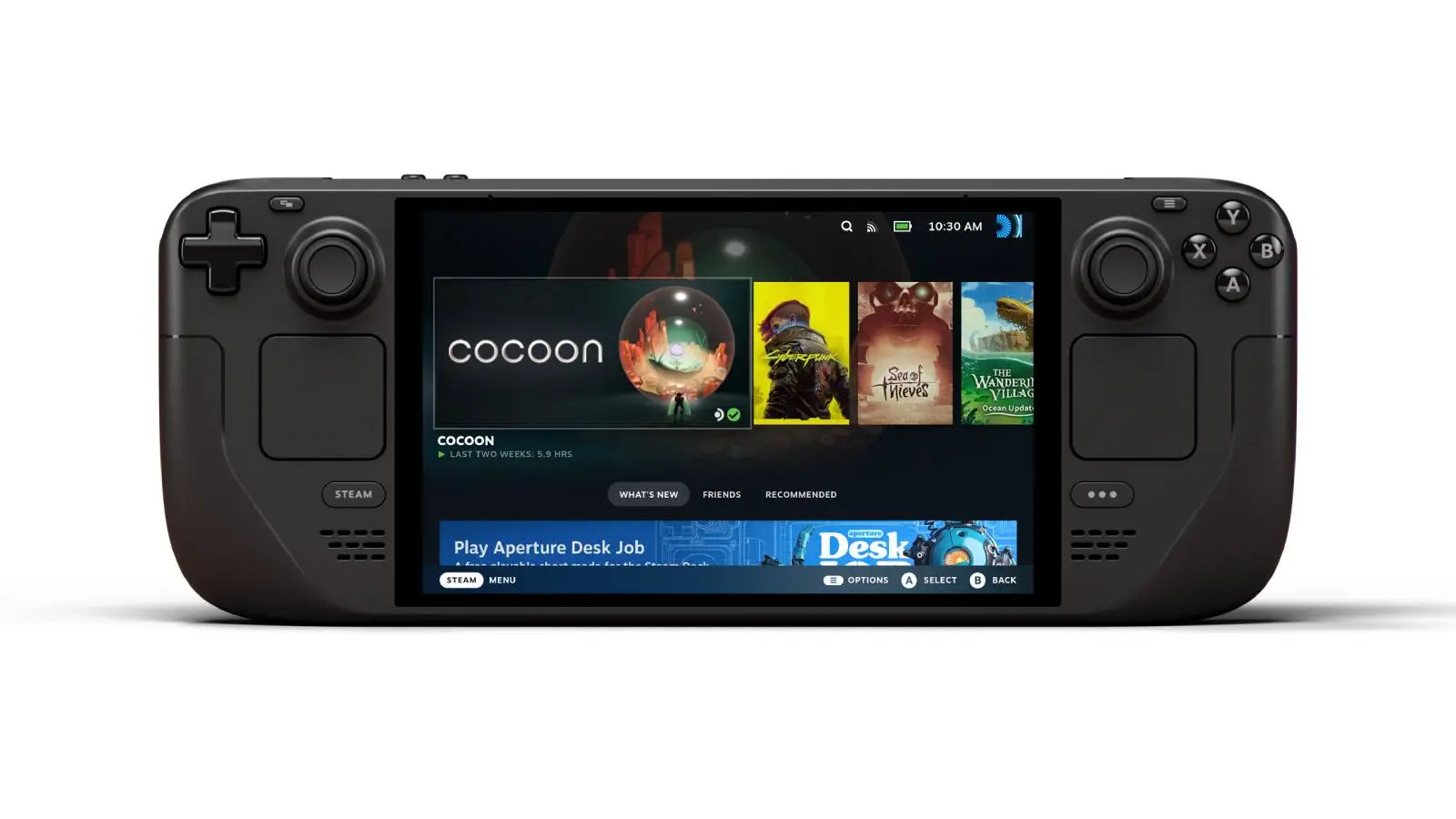 DroidDeck means you don't need to worry about buying a Steam Deck (Valve)