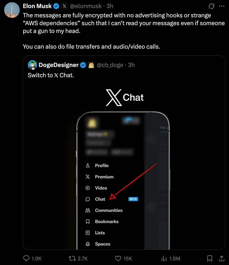 Musk continues to mock his Amazon rival (X / Elon Musk)|