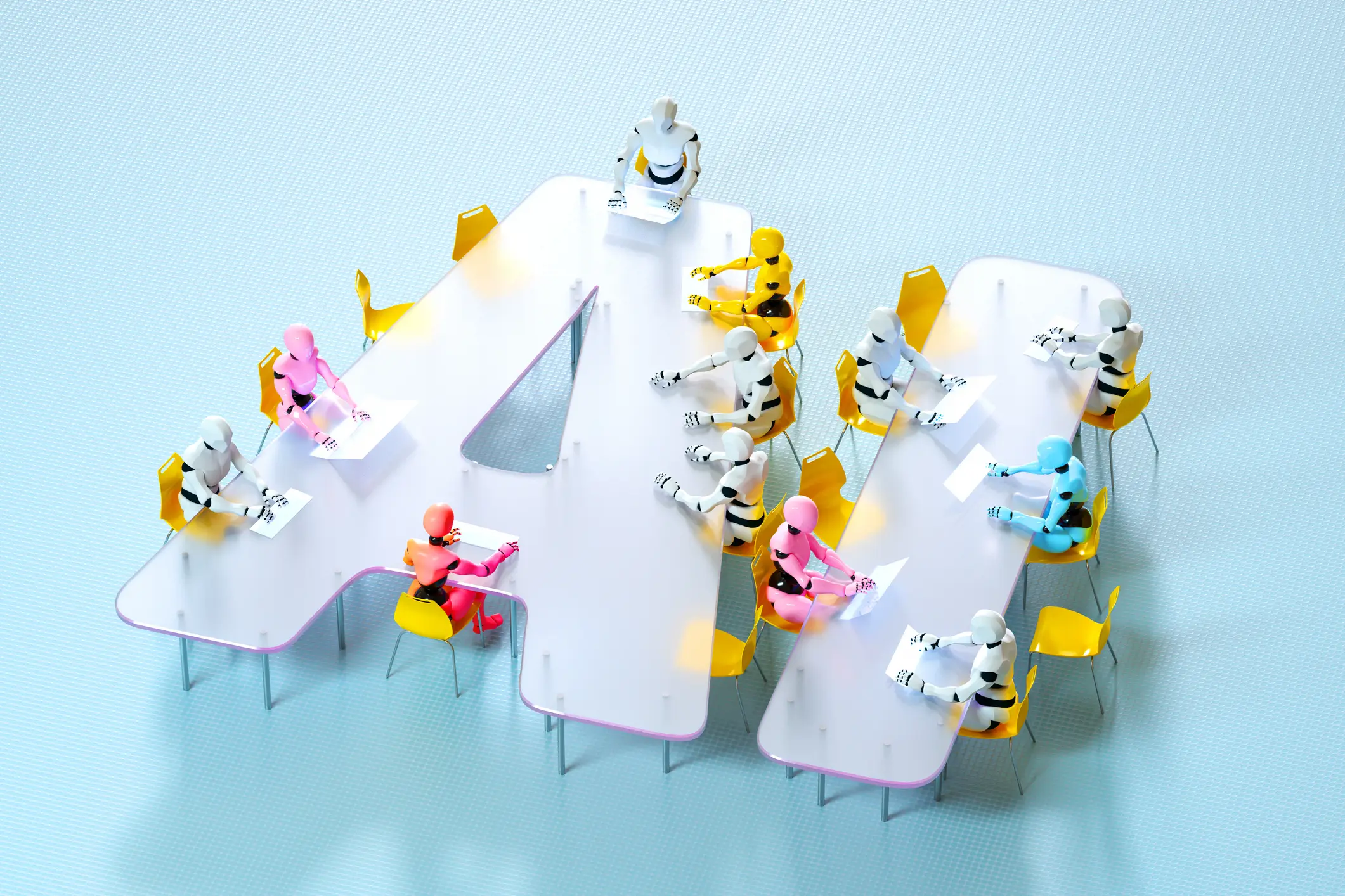 There continues to be conflicting data on how AI is affecting offices (Andriy Onufriyenko / Getty)