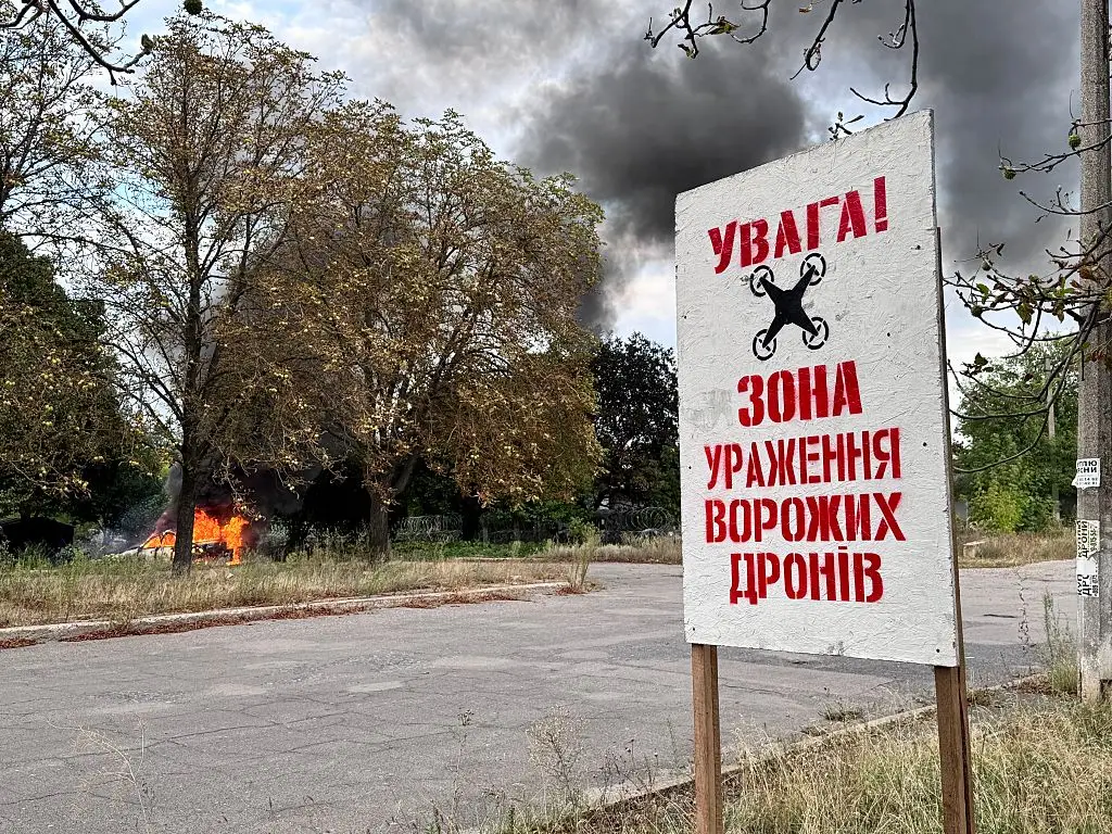 A series of Ukrainian drone strikes on Russian data centers has knocked Yandex centers offline (Alex Nikitenko/Global Images Ukraine via Getty Images)