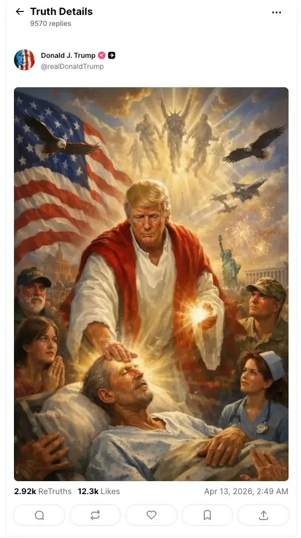 Trump has a complicated history with AI (Truth Social)