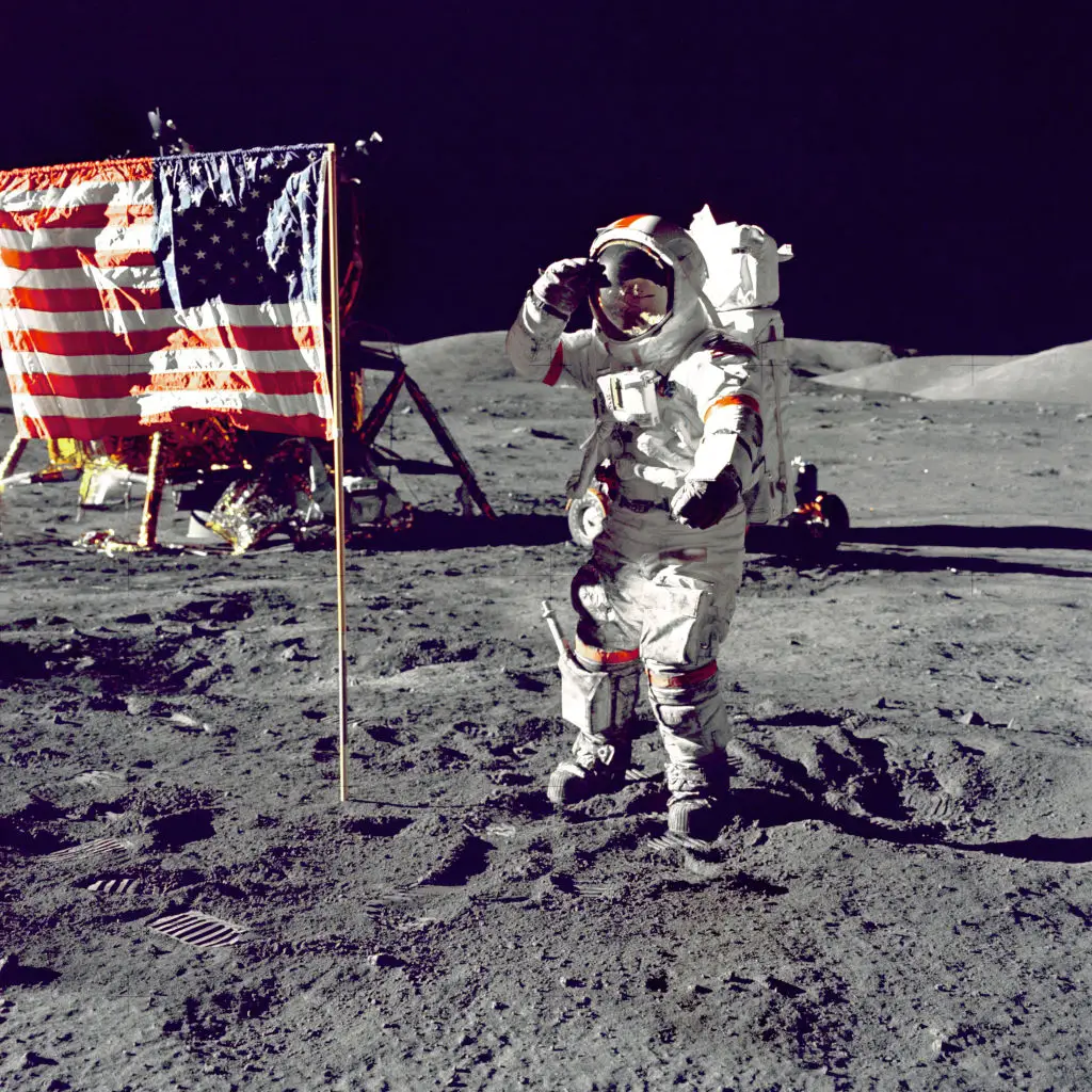 Humans haven't set foot on the Moon since the Apollo 17 mission in 1972 (Heritage Space/Heritage Images via Getty Images)