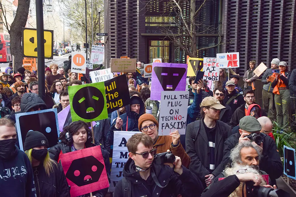 There's been an increase in anti-AI sentiments (SOPA Images / Contributor / Getty)