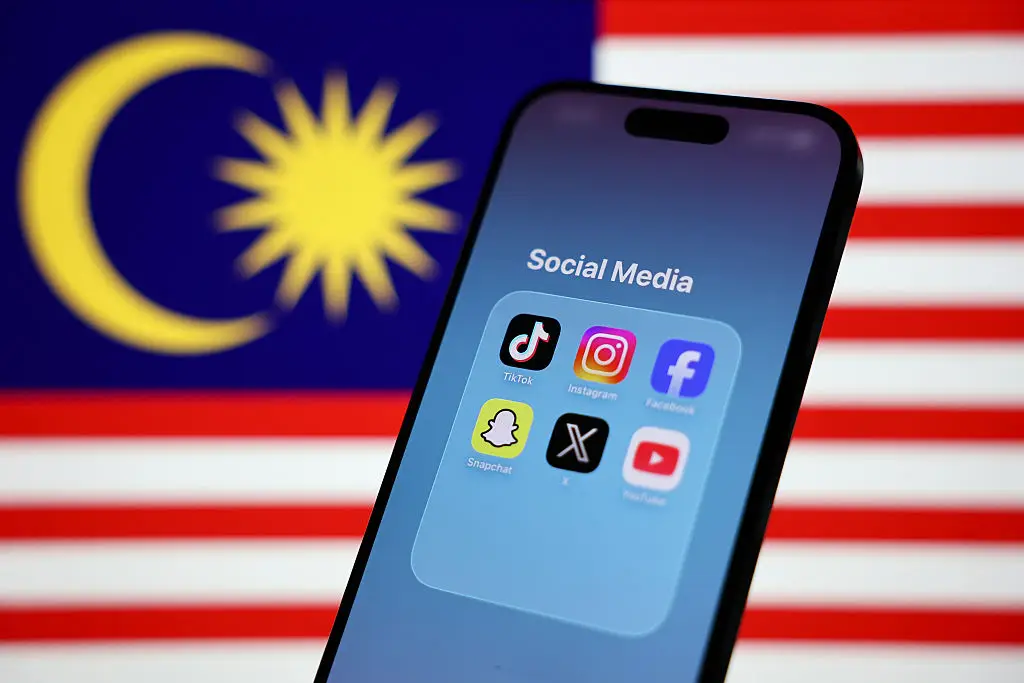 Malaysia is the latest to roll out social media bans on under 16s (NurPhoto / Contributor / Getty)