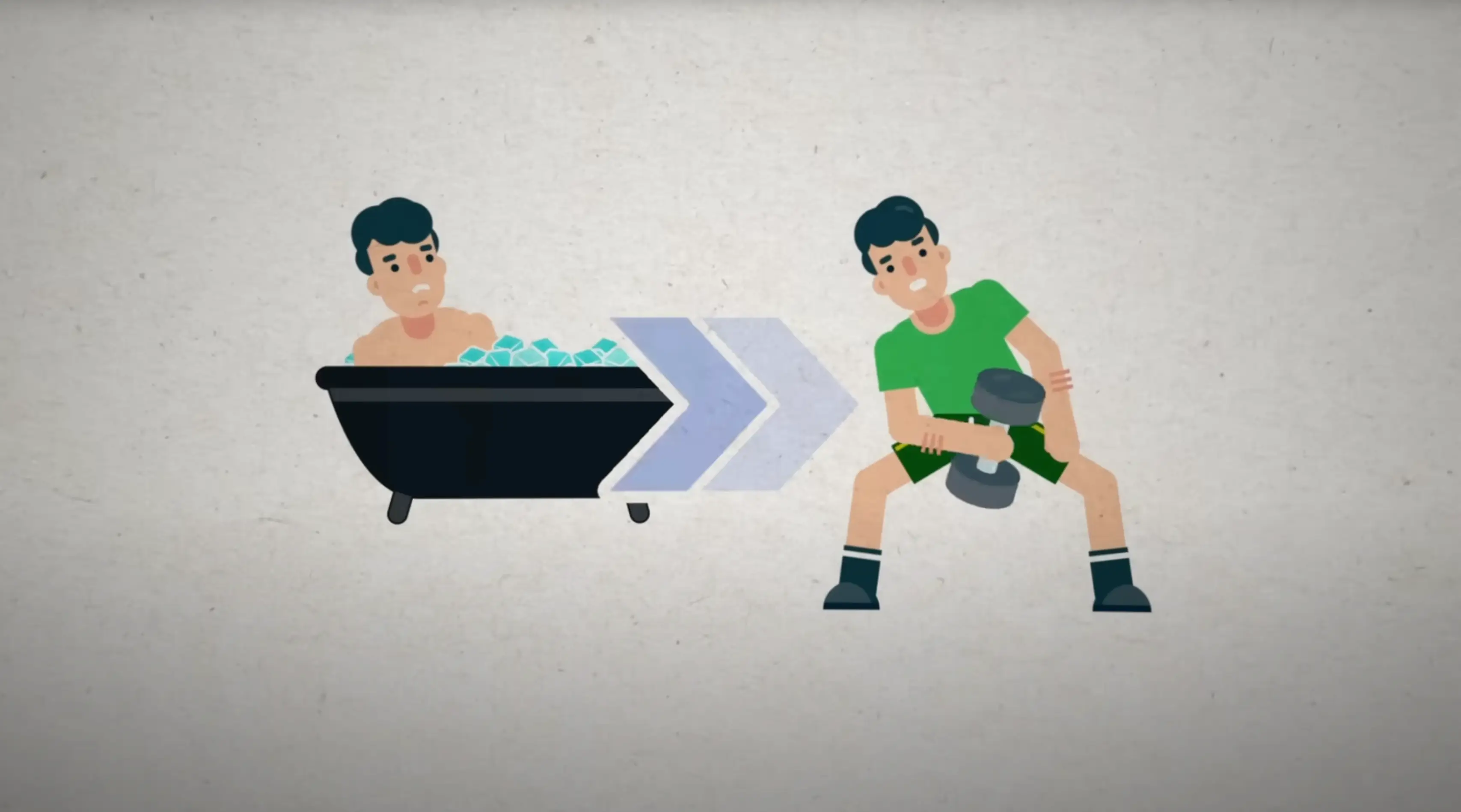 The YouTuber explained the health benefits of taking cold showers (YouTube/@JeremyEthier)