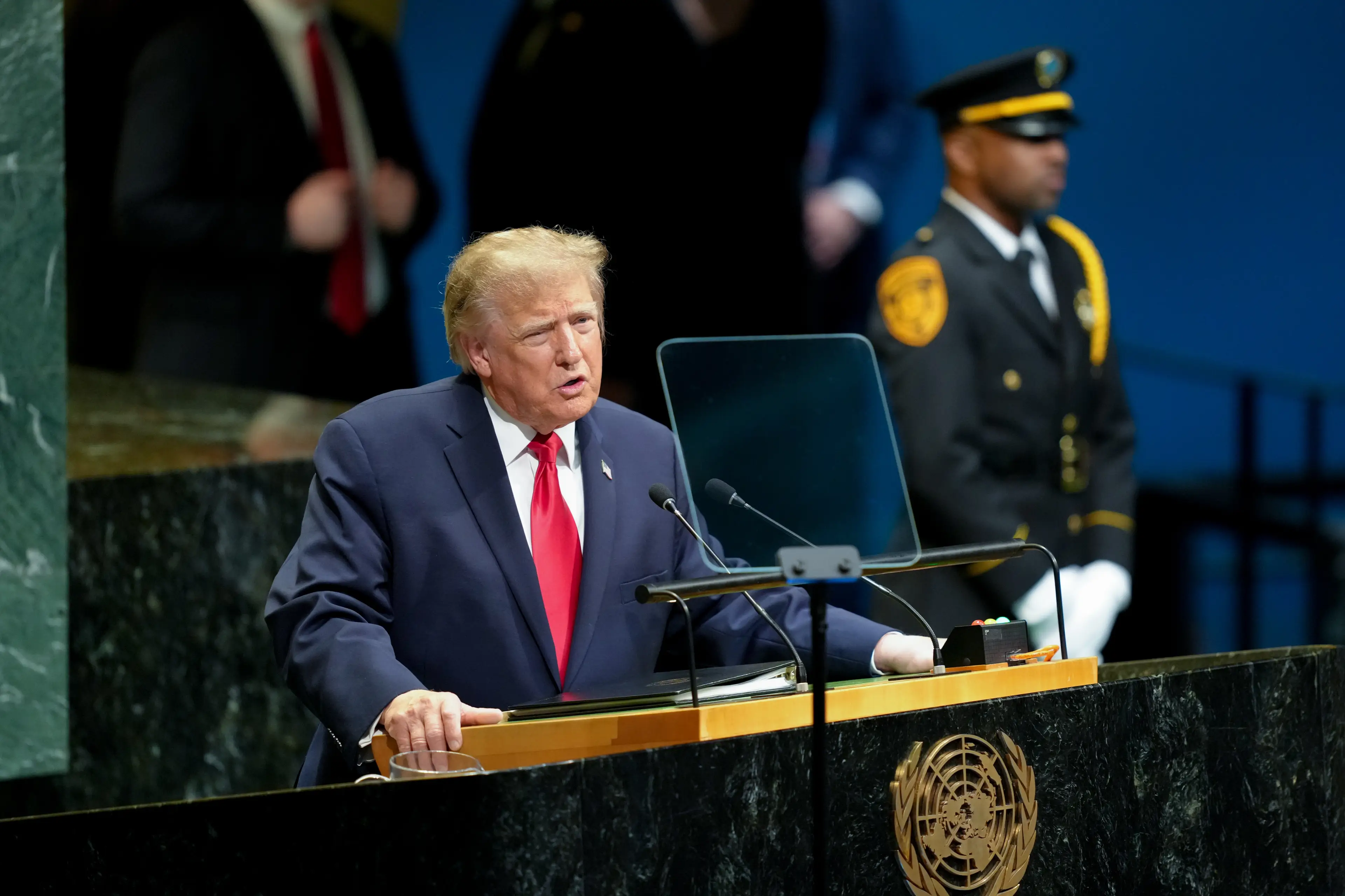 President Trump wants to rebrand AI to 'superintelligence' (Angelina Katsanis/Bloomberg via Getty Images)