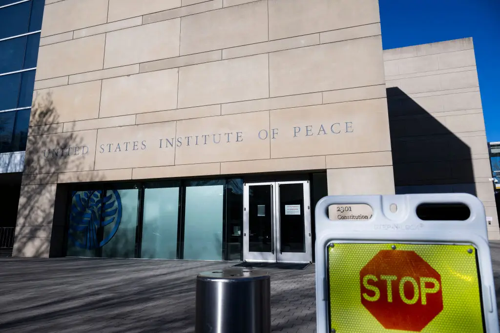 DOGE workers had occupied the US Institute of Peace offices in an 'unlawful' takeover (Roberto Schmidt/AFP via Getty Images)