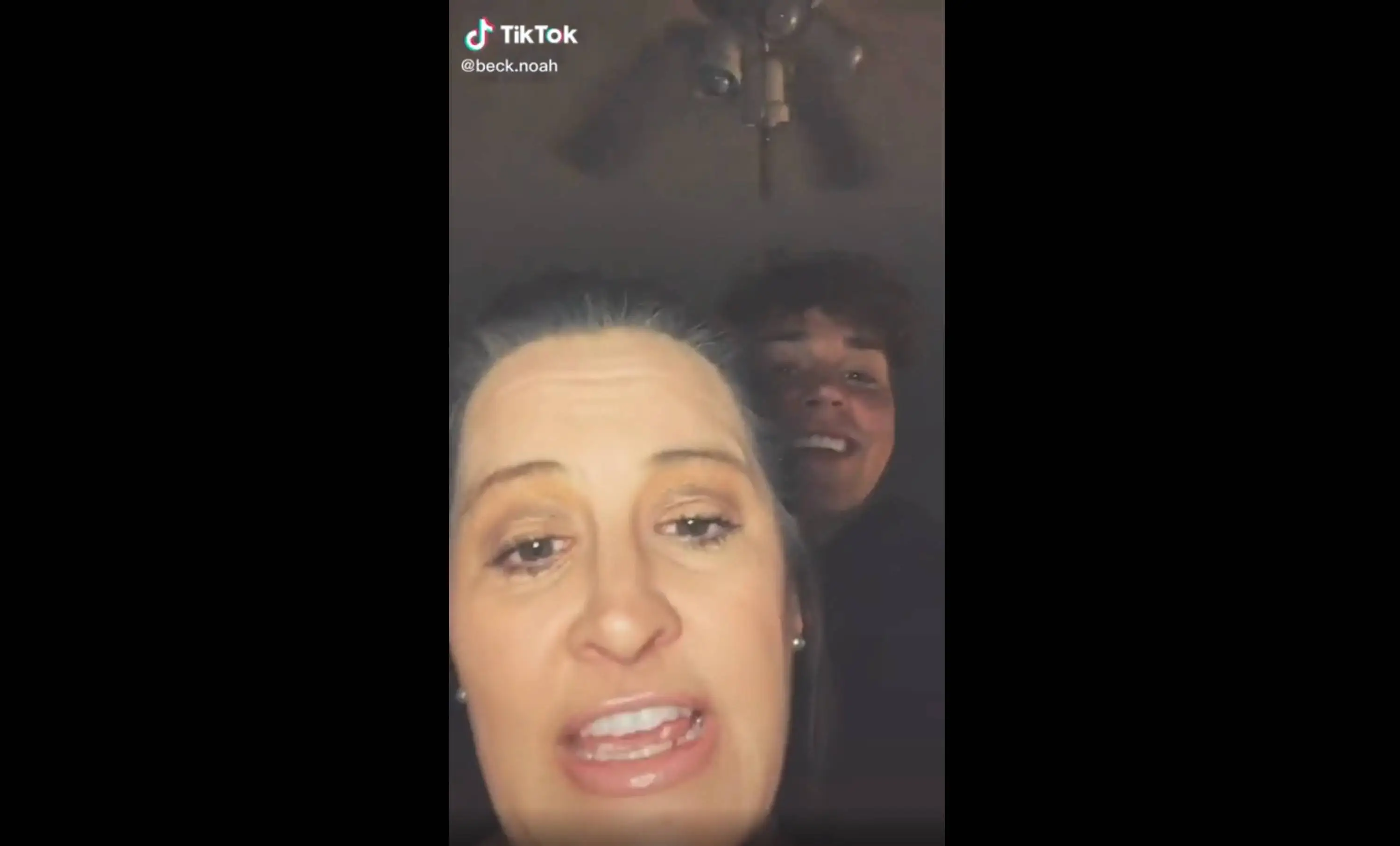 Amy Beck has been placed on leave from Coyote Hills Elementary School (TikTok / Noah Beck)