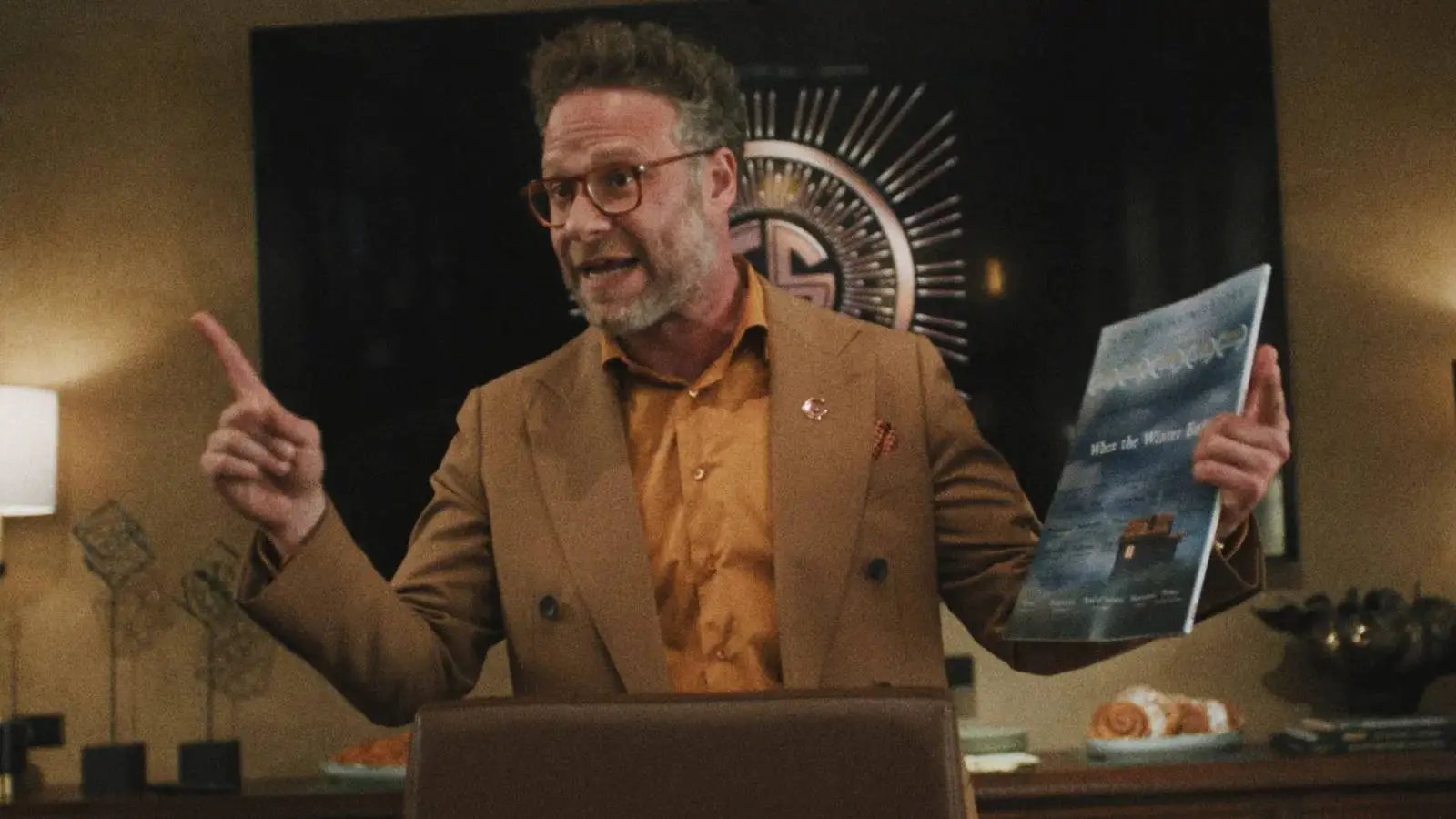 Rogen was filming season 2 of The Studio (Apple TV)