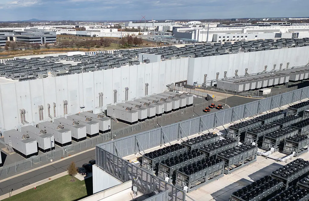 Virginia is known as the 'data center valley' as its home to the largest number of data centers in the United States (Nathan Howard/Getty Images)