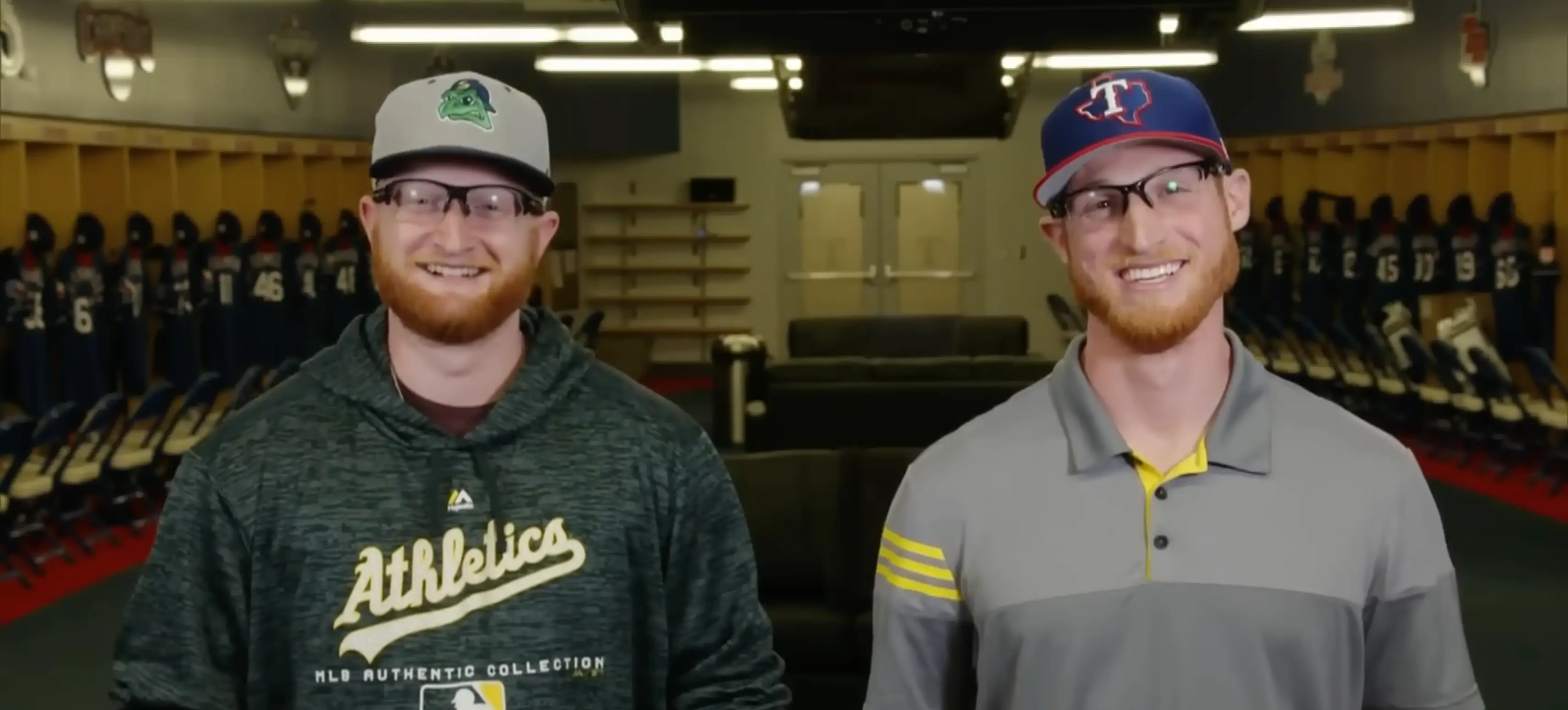 The men bear a striking resemblance to one another (YouTube/@InsideEdition)