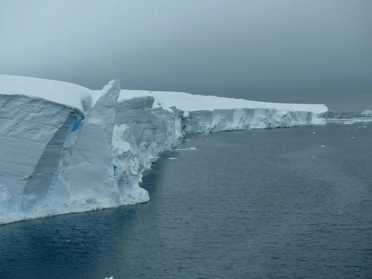 The Thwaits glacier, otherwise known as the 'Doomsday glacier', is one of the most unstable on Earth (British Antarctic Survey)