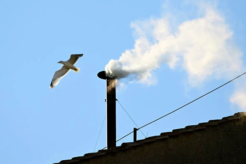 The sight of white smoke from the Sistine Chapel is usually a symbol of hope and unity. (TIZIANA FABI/Contributor/Getty)