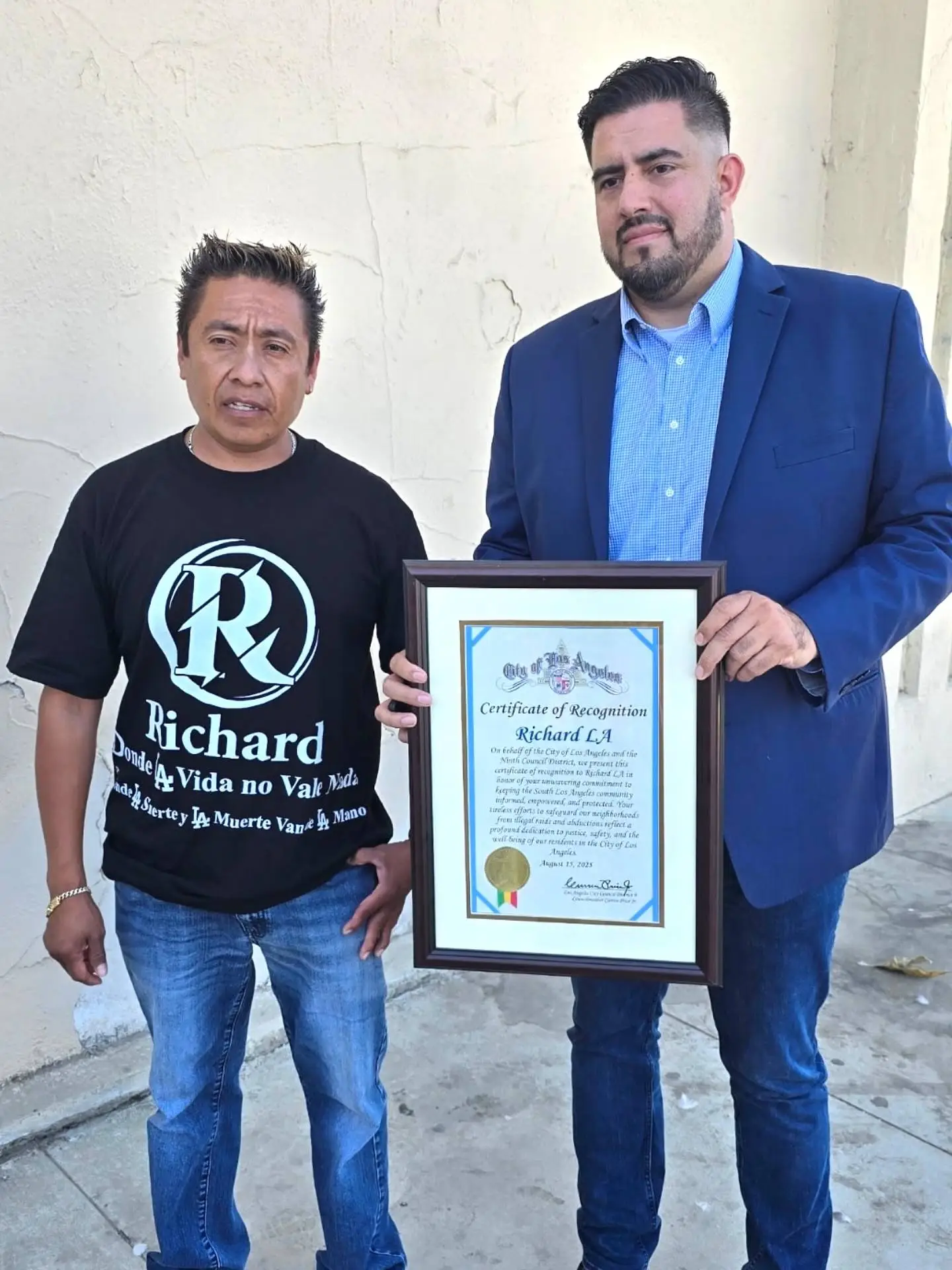 The motorist involved has been confirmed as Richard LA (Instagram / Curren D. Price Jr.)