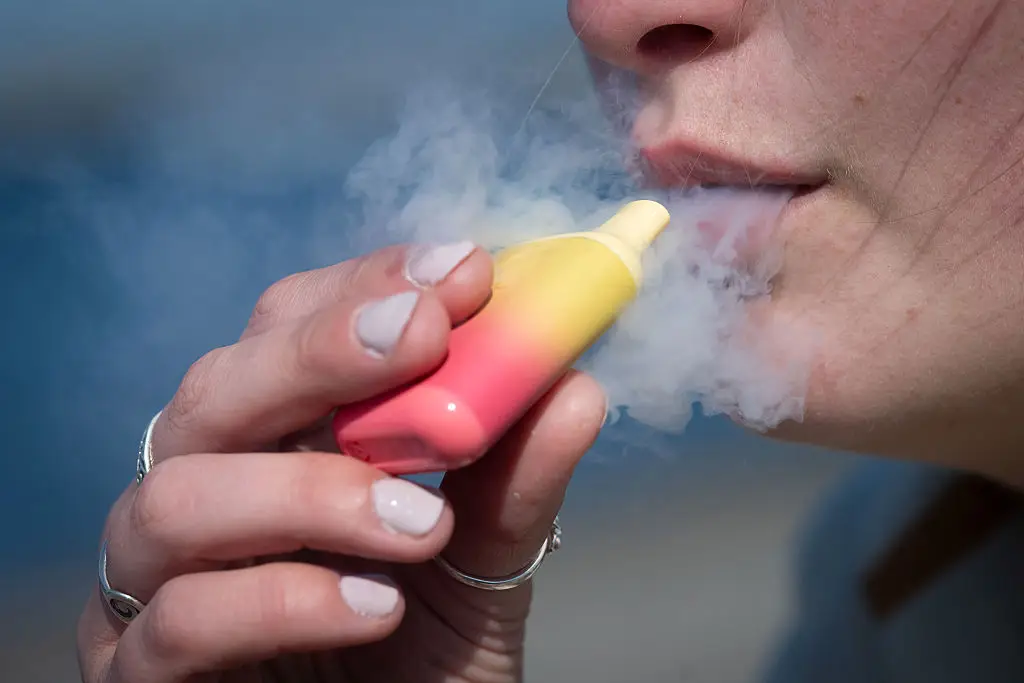 Regulatory bodies need to clearly identify which chemicals are present in flavored vapes, scientists argue (Matthew Horwood/Getty Images)