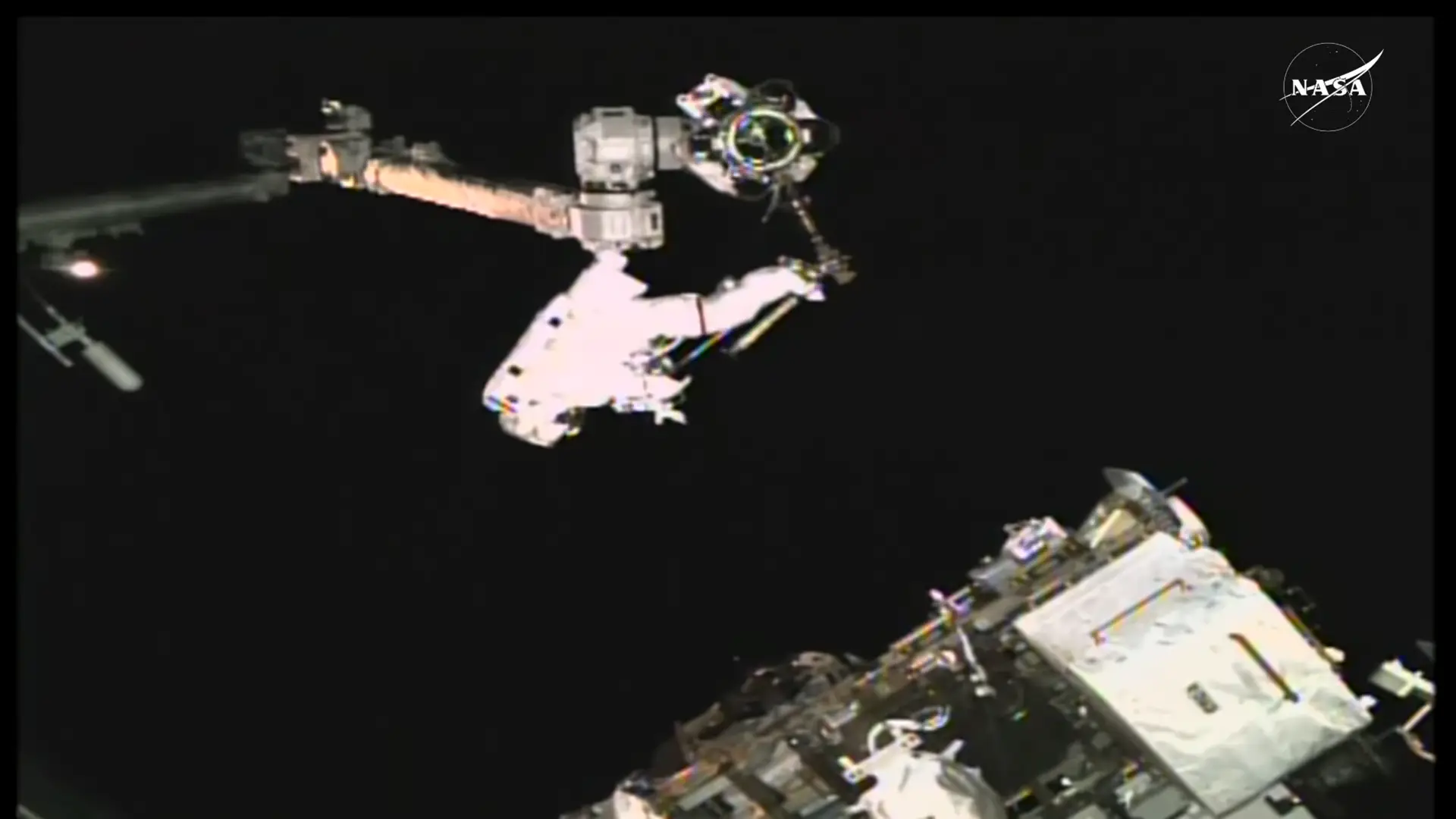 Both have conducted spacewalks in their time upon the ISS, which they wouldn't have been able to otherwise (YouTube/NASA)