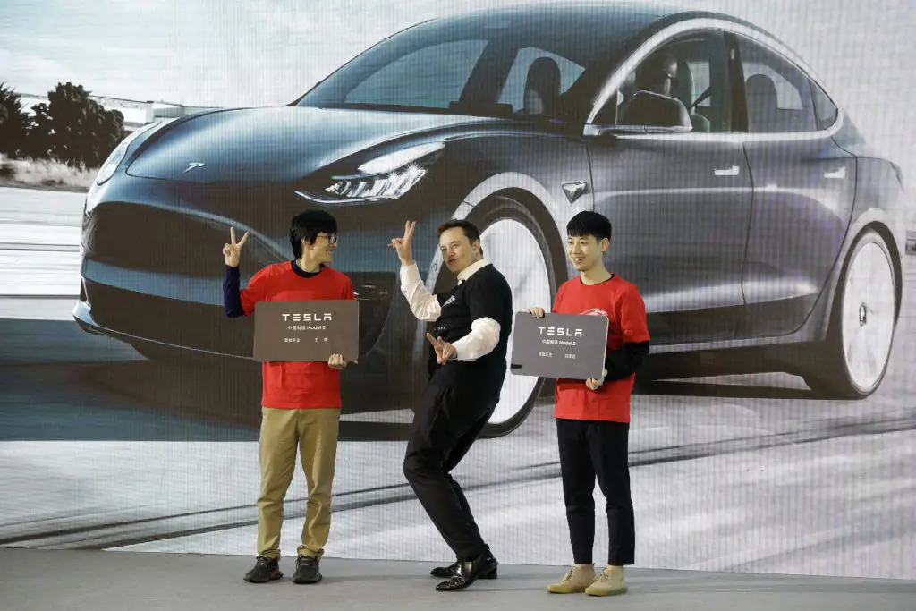 Tesla has already tried to distance itself from relying on China (Bloomberg / Contributor / Getty)