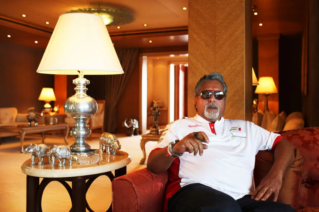 Vijay Mallya earned the nickname ‘King of Good Times’ thanks to his extravagant lifestyle (Darren Heath/Getty Images)