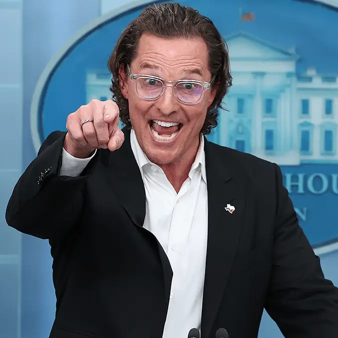 Matthew McConaughey at the White House in 2022 (Credit: Win McNamee / Staff)