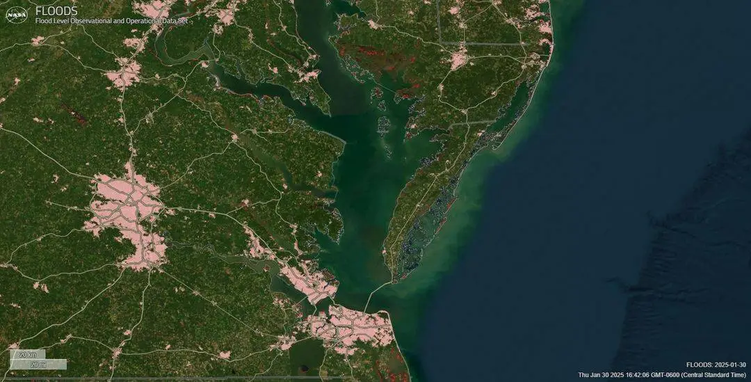 NASA is concerned about flooding and the state of the planet (NASA Flood Level Observational and Operational Data Set)