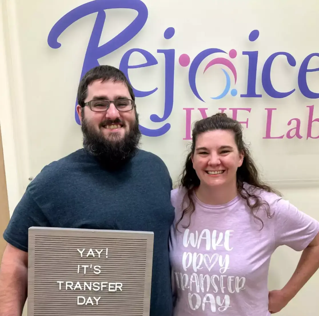 He was born via embryo transfer (Sky News/Rejoice Fertility)